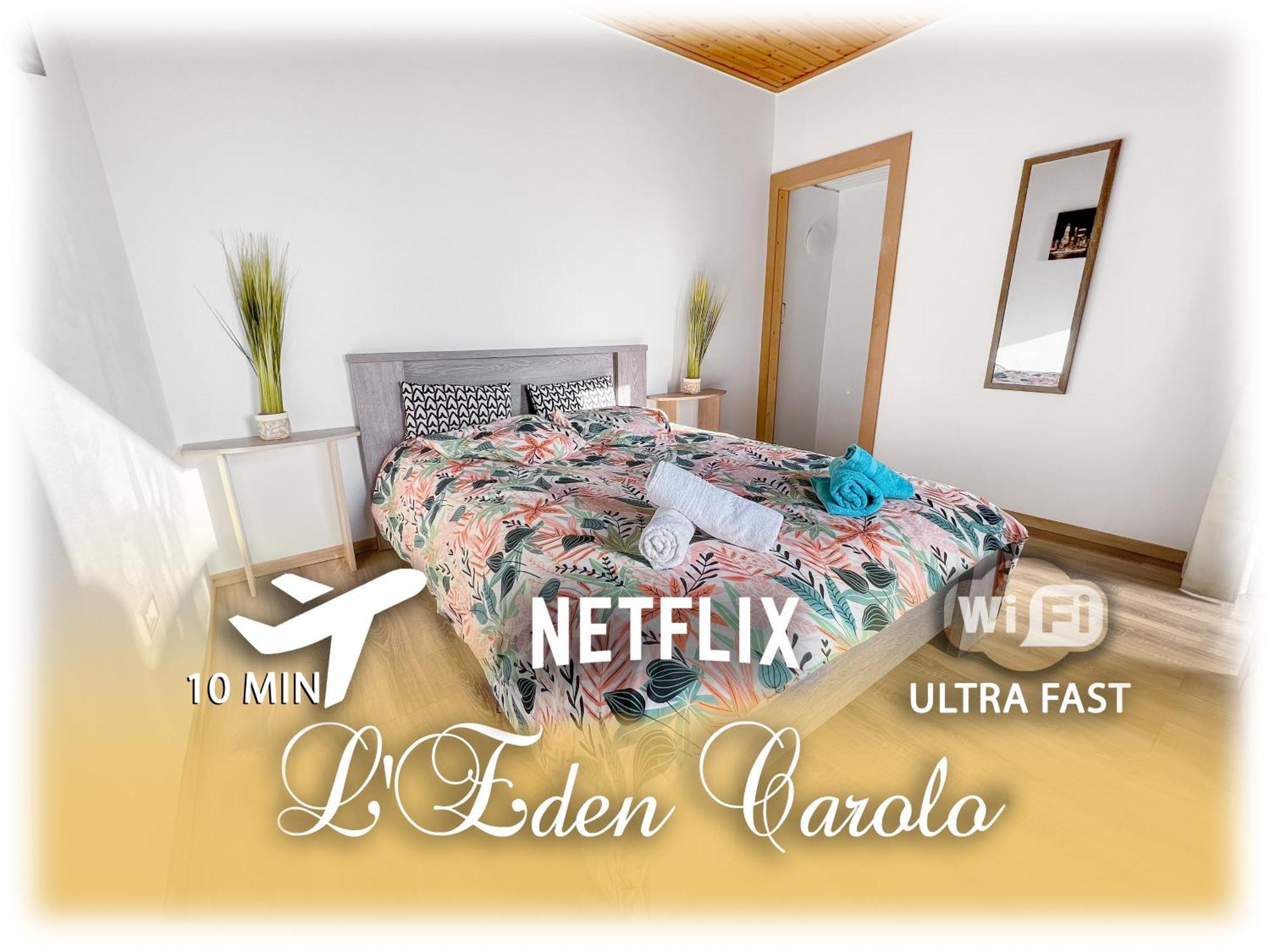 L'Eden Carolo - Netflix, Wi-Fi, 10Min Aeroport, Parking Gratuit Appartement Dampremy Buitenkant foto